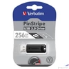 Kép 1/4 - Pendrive 256GB USB 3.0 VERBATIM Pinstripe fekete UV256GPF2