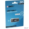 Pendrive 32GB USB-C 45718 EMTEC D400 Type-C fekete