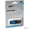 Pendrive 32GB USB 45718 EMTEC B110 Click Easy fekete-kék