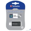 Kép 1/2 - Pendrive 32GB Verbatim USB 2.0, 10/4MB/sec PinStripe, fekete Verbatim 49064