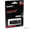 Pendrive 64GB USB 45718 titkosított EMTEC B120 Click Secure