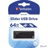 Pendrive 64GB Verbatim USB 2.0 Slider fekete UV64GSF