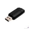 Kép 2/2 - Pendrive, 8GB VERBATIM PinStripe", fekete UV8GPF