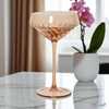 Üvegpohár kristály 24' pezsgős pohár elegáns 17.9cm sdkae