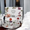 Porcelán csésze+alj 250ml Virág-Meadow