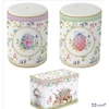 Porcelán só-borsszóró szett 7cm, Spring Bloom dobozban
