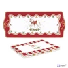 Porcelán tálca 35x15cm Christmas Tale dobozban