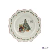Porcelán tányér karácsonyi mint. maci fenyőfával SDKAE25 20cm