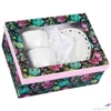 Kép 1/3 - Porceláncsésze+alj 250ml Nina 2személyes dobozban