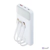 Power bank beépített kábellel 10.000mAh RIVACASE VA2211