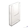 Kép 2/2 - Prospektustartó la/4 fali 105x161x33 mm, 1 rekeszes 1/3 A4-es prospektusokhoz.