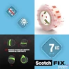Kép 2/4 - Ragasztószalag 3M Scotch áttetsző, kétoldalas, 19 mm x 1,5 m Transparent