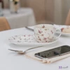 Reggeliző szett porcelán Jumbo csésze és alj SAFA Díszdobozban
