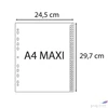 Kép 4/6 - Regiszter műanyag A4+Exacompta 1-31, szürke 