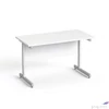 Kép 1/5 - Íróasztal szürke fémlábbal 120x70cm MAYAH Freedom SV-25 fehér