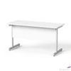 Kép 2/5 - Íróasztal szürke fémlábbal 140x70cm MAYAH Freedom SV-26 fehér