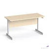 Kép 1/2 - Íróasztal szürke fémlábbal 140x70cm MAYAH Freedom SV-26 juhar