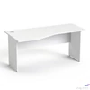 Kép 1/5 - Íróasztal íves baloslaplábbal 160x80cm MAYAH Freedom SV-24 fehér