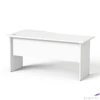 Kép 2/5 - Íróasztal íves jobboslaplábbal 160x80cm MAYAH Freedom SV-23 fehér