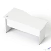 Kép 3/5 - Íróasztal íves jobboslaplábbal 160x80cm MAYAH Freedom SV-23 fehér