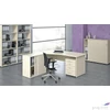 Kép 2/3 - Íróasztal íves jobboslaplábbal 160x80cm MAYAH Freedom SV-23 juhar
