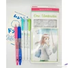 Kép 2/3 - Írószer készlet Zebra Manga Set, One Umbrella, 5 darabos