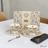 Royal eszpresszó csésze aljjal ENGLISH ROSES WHITE 2db porcelán Díszdobozban