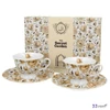 Royal eszpresszó csésze aljjal ENGLISH ROSES WHITE 2db porcelán Díszdobozban