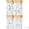 Kép 1/2 - Sablon kontúros 30x21cm adhezív fólián, vegyes minták