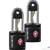 Kép 1/3 - Samsonite biztonsági lakat Travell Accessor key lock tsa x2 121294/1041 Fekete