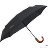 Kép 1/4 - Samsonite esernyő WOOD Classic S 3 sect. auto O/C CROOK 108978/1041 Fekete/