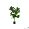 Kép 2/2 - Selyemvirág - művirág 120cm zöld ficus cserépben 50x35x120cm SDDST5 élehű