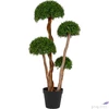 Kép 3/3 - Selyemvirág - művirág 128cm buxus bonsia zöld 48x128cm SDDST5 élthű