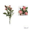 Selyemvirág - művirág 36cm lila rózsavcsokor 36x12x3cm SDDST5 élethű