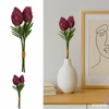Kép 1/4 - Selyemvirág - művirág 40cm Cynara lila 7x7x40cm articsóka SDDST5 élthű