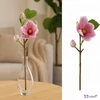 Selyemvirág művirág 65cm magnolia rózsaszín 65x15x10cm DST5 élthű túlipánfa ág