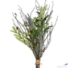 Kép 2/3 - Selyemvirág - művirág 62cm Olíva levendula ág zöld 62x24x13cm SDDST5 élthű