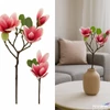 Kép 2/2 - Selyemvirág - művirág 72cm magnolia rózsaszín 72x20x11cm SDDST5 élthű túlipánfa ág