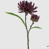 Kép 2/3 - Selyemvirág - művirág 73cm cynara lila 15x19x73cm Cynara dst25 élethű