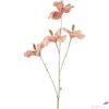 Kép 2/2 - Selyemvirág - művirág 81cm hibiscuse rózsaszín arany 8x17x81cm SDDST5 élethű