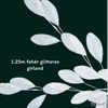 Selyemvirág - művirág girland2 fehér színjátszós 0.5cmx10cmx125cm sdkae