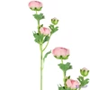Selyemvirág - művirág 66cm ranunculus rózsaszín 15x15x66cm SDDST5  élethű
