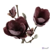 Selyemvirág művirág Magnolia Sibel lila 72x19x13cm DST