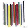 Spirál 12mm Fellowes műanyag 56-80lapig, kék 100db/csomag