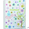 Kép 1/7 - Spirálfüzet A4 Ancor 68825 kockás 120lapos Notebook perforált lefűzhető színregiszteres lapok 2x3szín