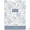 Kép 2/2 - Spirálfüzet A4+ kockás 80lap,SHKOLYARYK Vintage flowers Spirálfüzetek A4, papír borítóval