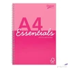 Kép 1/4 - Spirálfüzet A4 vonalas 80 lap, PUKKA PAD Unipad Essentials Jotta, vegyes