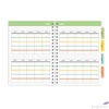 Kép 4/4 - Spirálfüzet B5 vonalas PUKKA PAD Study book, szürke