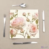 Szalvéta 33x33cm Beauty Roses 20db-os