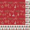 Szalvéta 33x33cm Fancy Christmas,20db-os